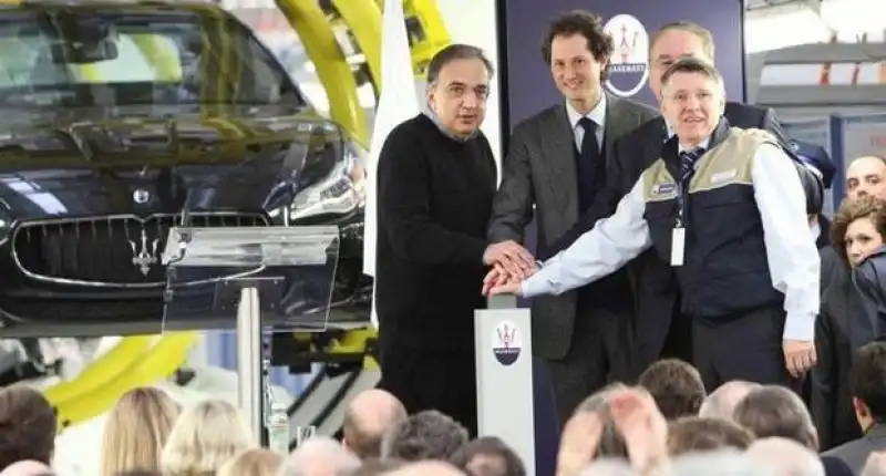 fiat marchionne elkann a grugliasco 