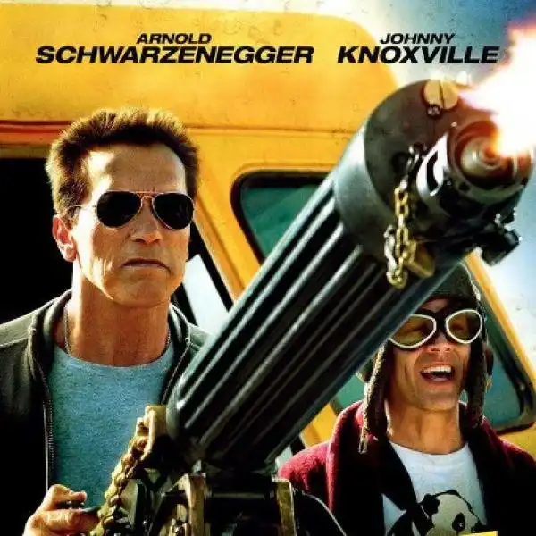 Arnold Schwarzenegger e Johnny Knoxville in The Last Stand jpeg