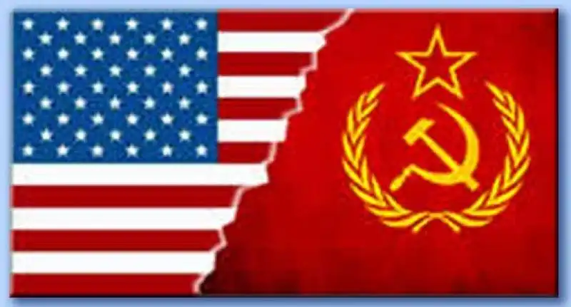 BANDIERA USA BANDIERA URSS 