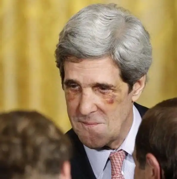 black eyed john kerry wtf 