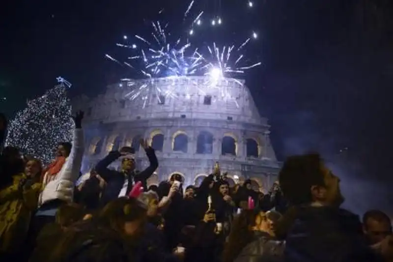 Capodanno in via dei Fori Imperiali a Roma a ff fe ec b dd efd 