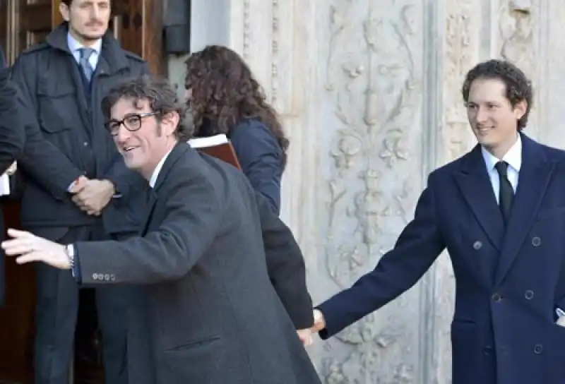 CIRO FERRARA CON JOHN ELKANN FOTO ANSA 