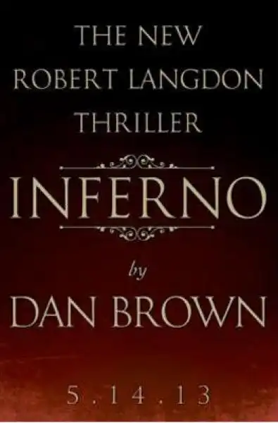 COPERTINA DEL LIBRO INFERNO DI DAN BROWN 