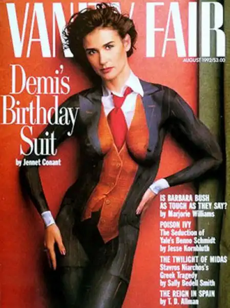 DEMI MOORE BODY PAINT 