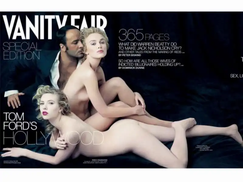 TOM FORD CON SCARLETT JOHANSSON E KEIRA KNIGHTLEY 