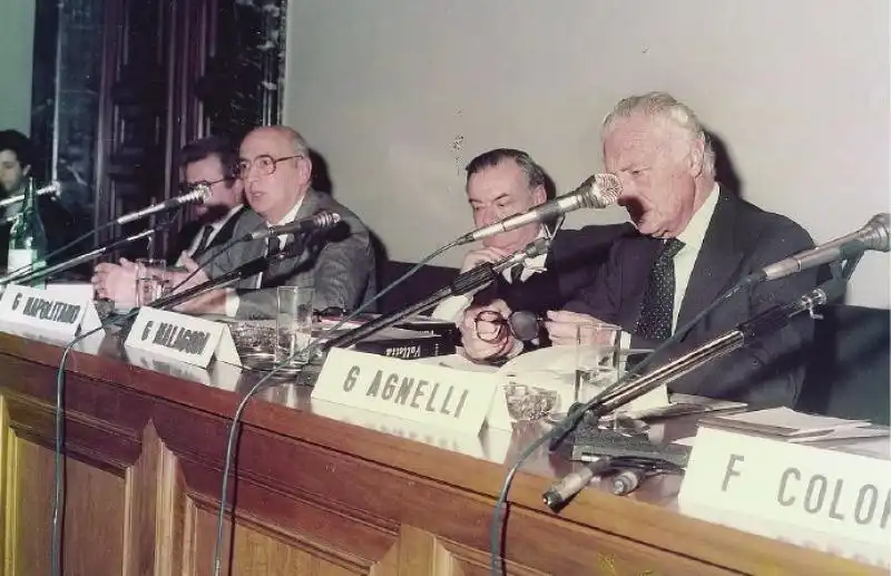 GIORGIO NAPOLITANO E GIANNI AGNELLI 