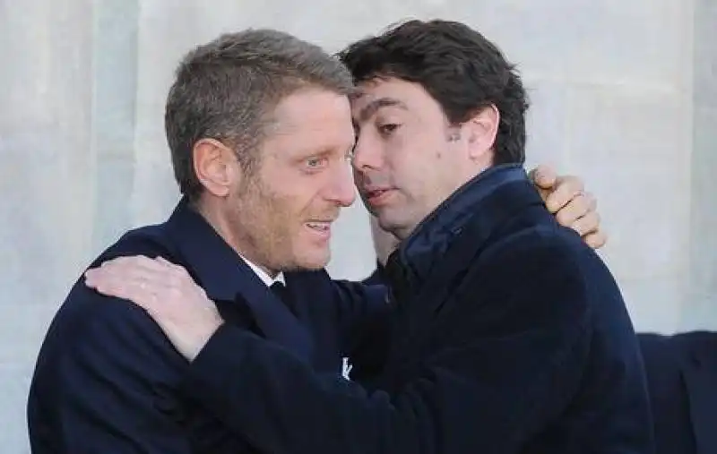 LAPO ELKANN E ANDREA AGNELLI FOTO ANSA 