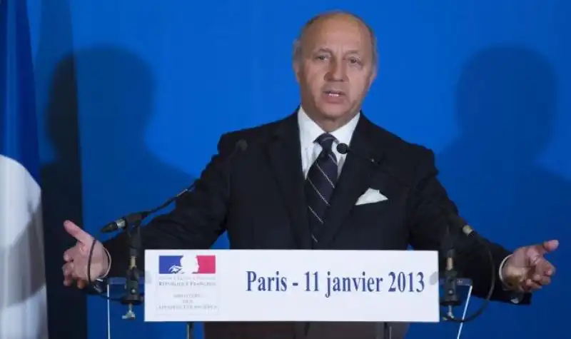 LAURENT FABIUS MINISTRO DEGLI ESTERI FRANCESE 