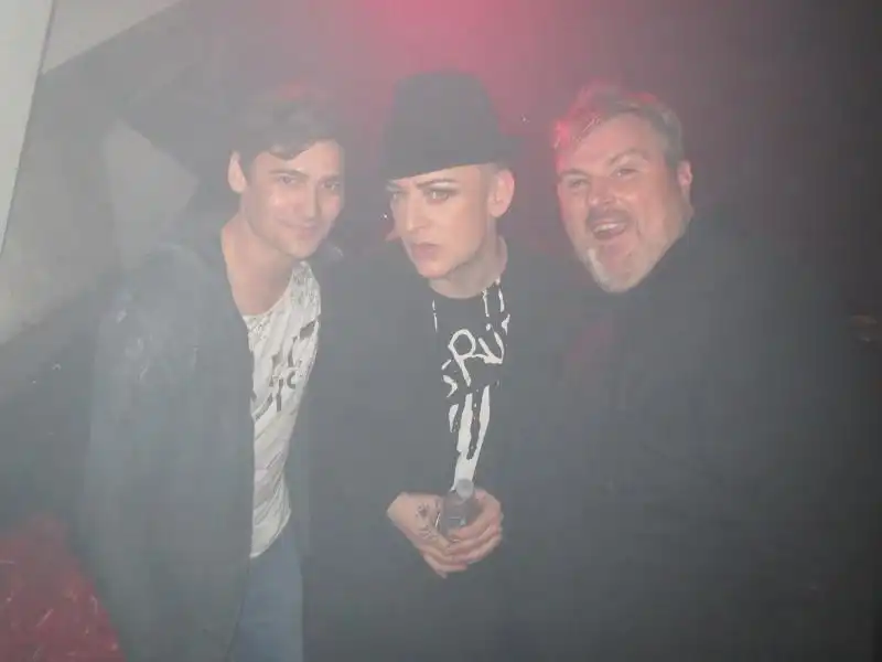 Marc Vedo Boy George e Nino Scarico FOTO DI MARCO NARDO 