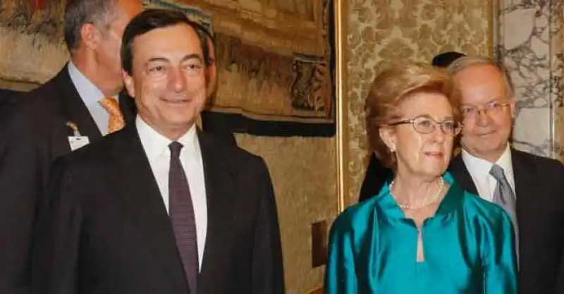 MARIO DRAGHI ANNAMARIA TARANTOLA