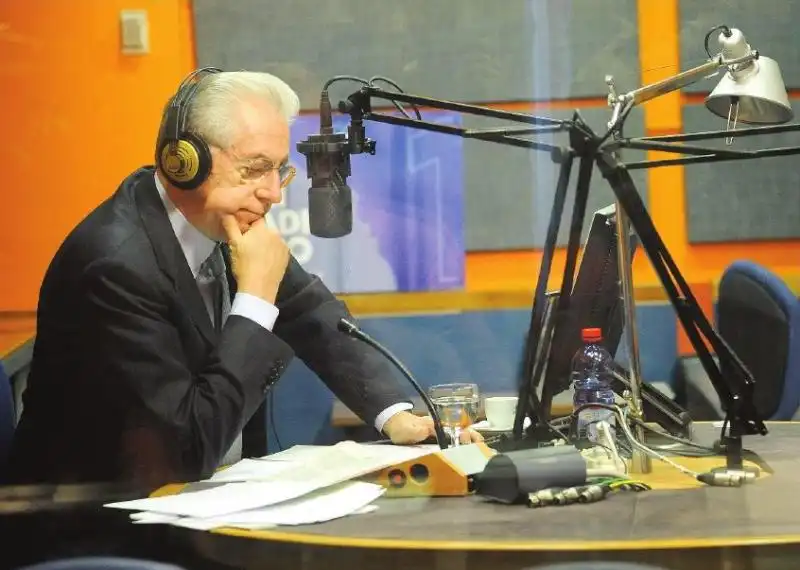 MARIO MONTI A RADIO ANCHIO 