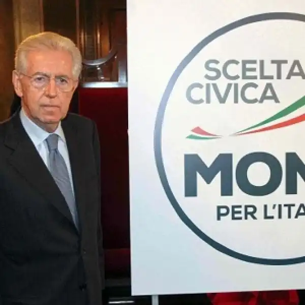 MARIO MONTI CON IL SIMBOLO 