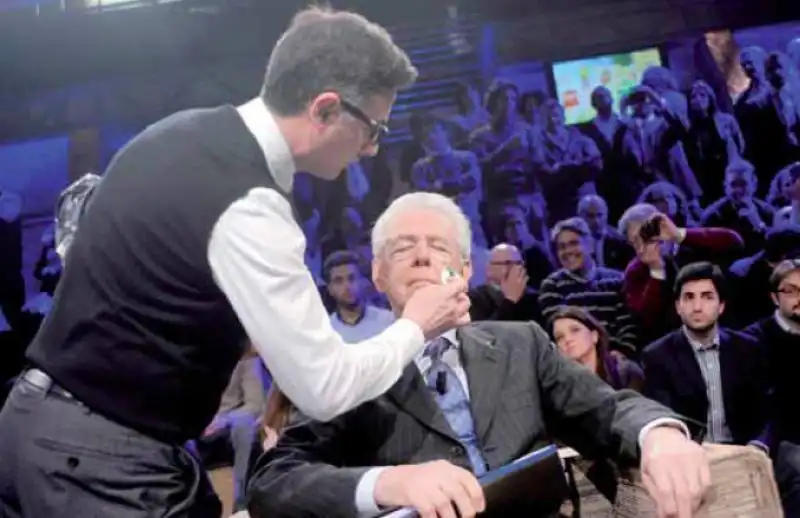 MARIO MONTI AL TRUCCO 