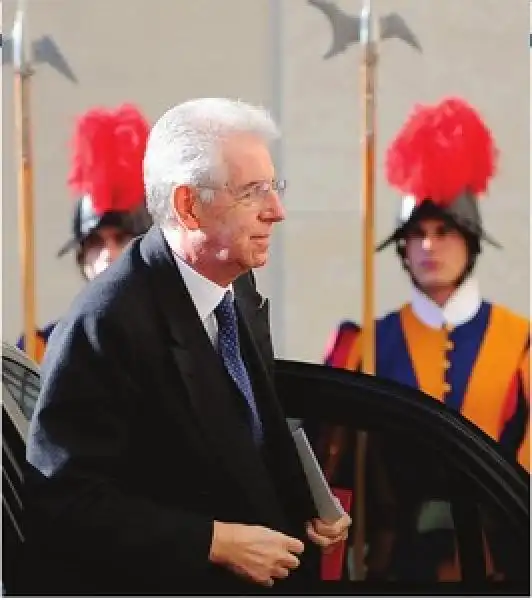 Monti in Vaticano del gennaio scorso 