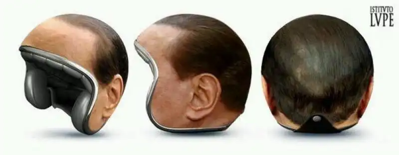 IL CASCO DI BERLUSCONI BY LUPE 