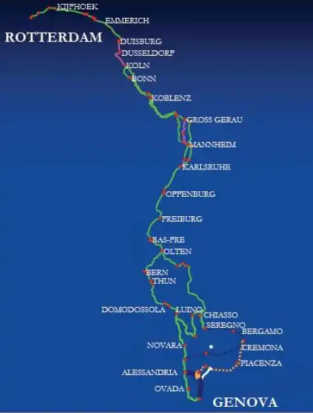 alta velocita tra rotterdam e genova 