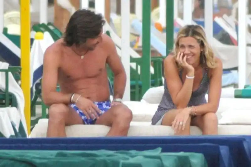 Andrea Pirlo e Deborah Roversi