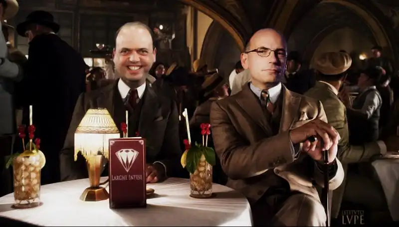 ANGELINO ALFANO ENRICO LETTA GREAT GATSBY 