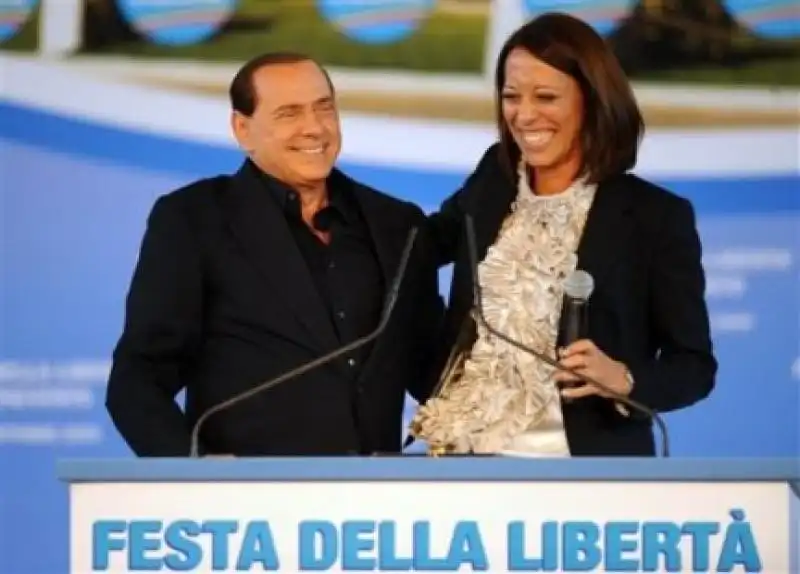 BERLUSCONI E NUNZIA DE GIROLAMO 