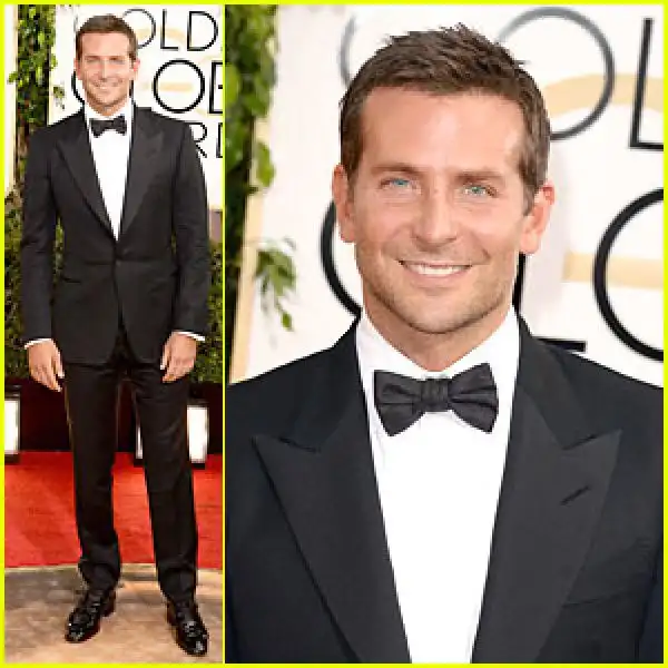 bradley cooper golden globes red carpet 