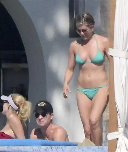 CAPODANNO DELLE STAR Jennifer Aniston a Los Cabos Messico 