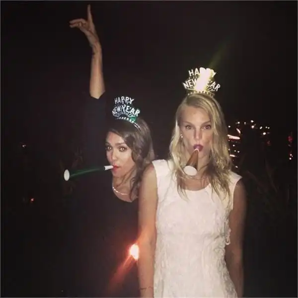 CAPODANNO DELLE STAR Jessica Alba da Instagram 