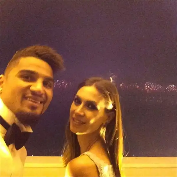 CAPODANNO DELLE STAR Melissa Satta e Kevin Boateng 