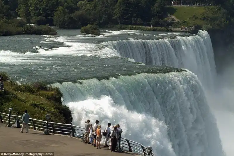 Le cascate del Niagara in estate 