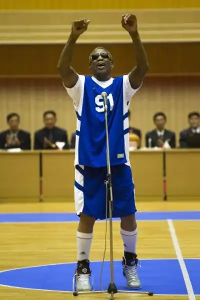 DENNIS RODMAN A PYONGYANG 