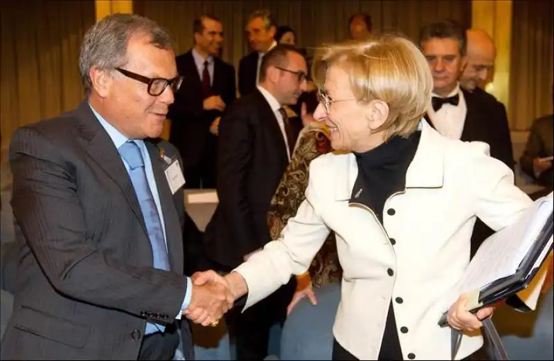 EMMA BONINO E MARTIN SORRELL