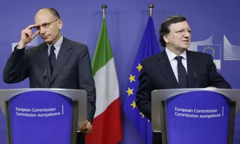 ENRICO LETTA E BARROSO 