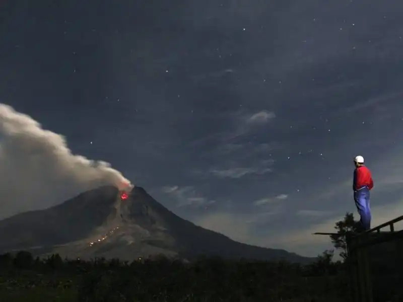 Eruzione del monte Sinabung 