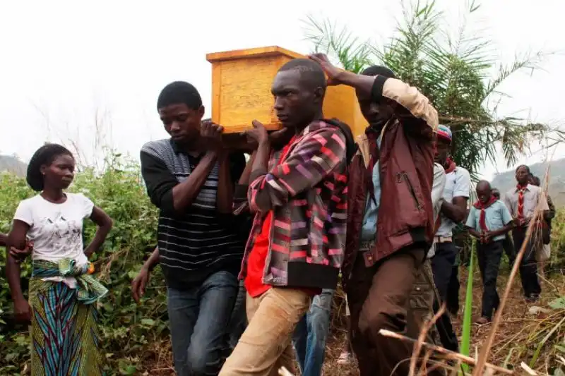 Funerali del giovane Richard ucciso a Bangui 