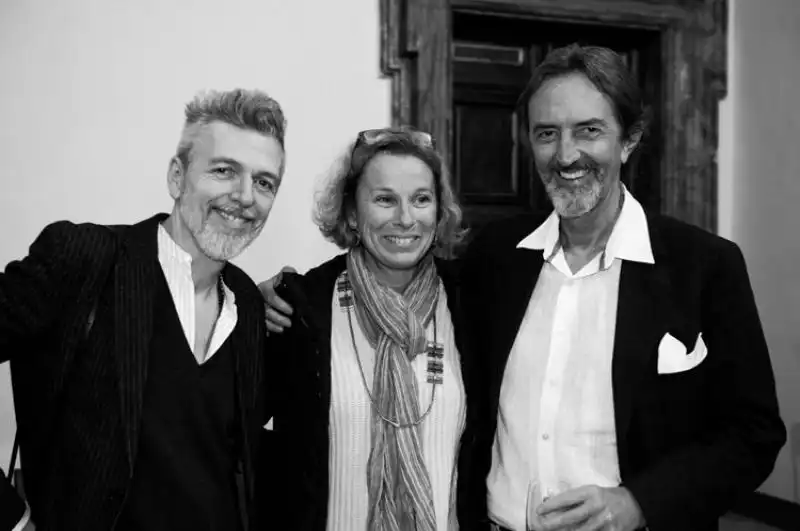 Gastel e Thorimbert con Giovanna Melandri 