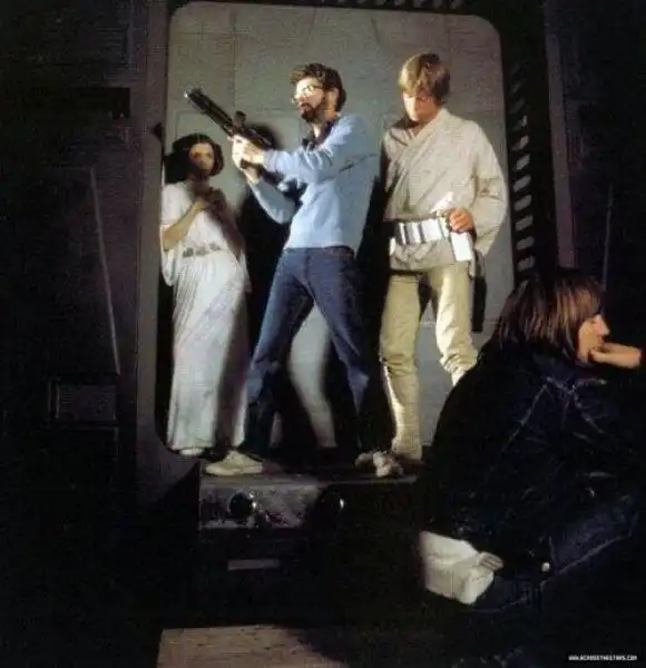 George Lucas sul set 