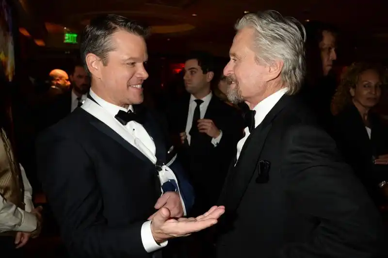 Golden Globes After Show MATT DAMON E MICHAEL DOUGLAS 