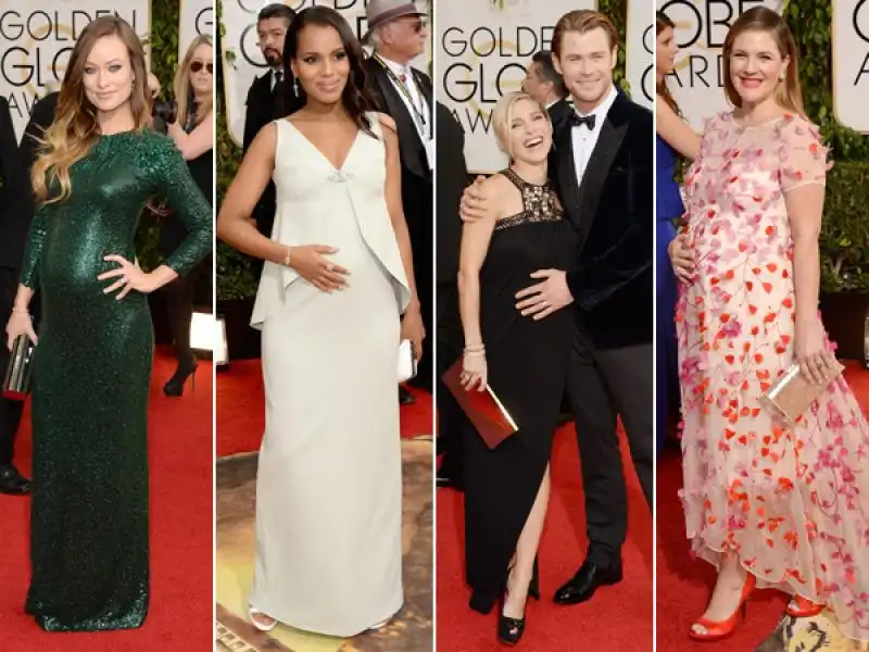 GOLDEN GLOBES DONNE INCINTA 