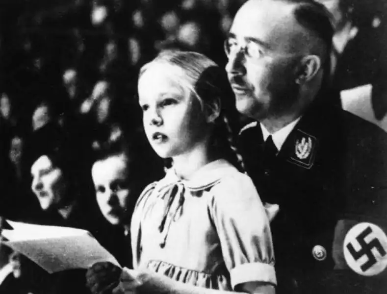 Himmler con sua figlia Gudrun 