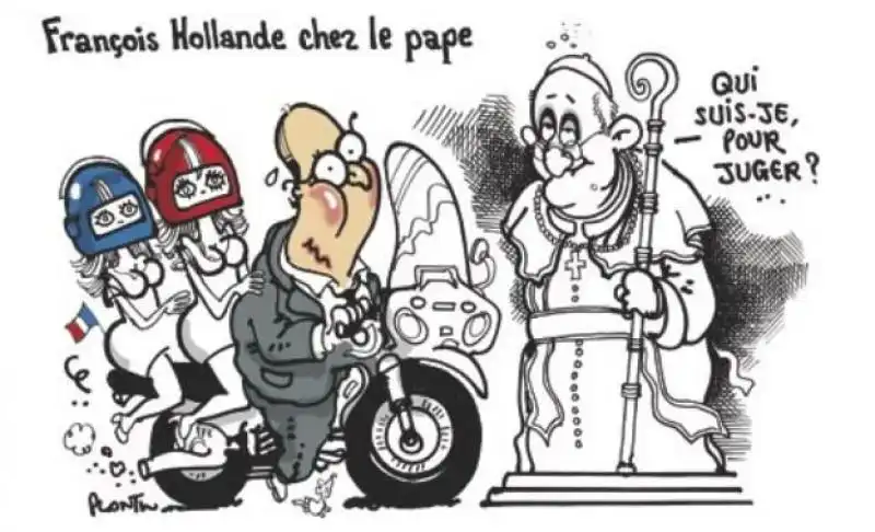 HOLLANDE DAL PAPA CHI SONO IO PER GIUDICARE 