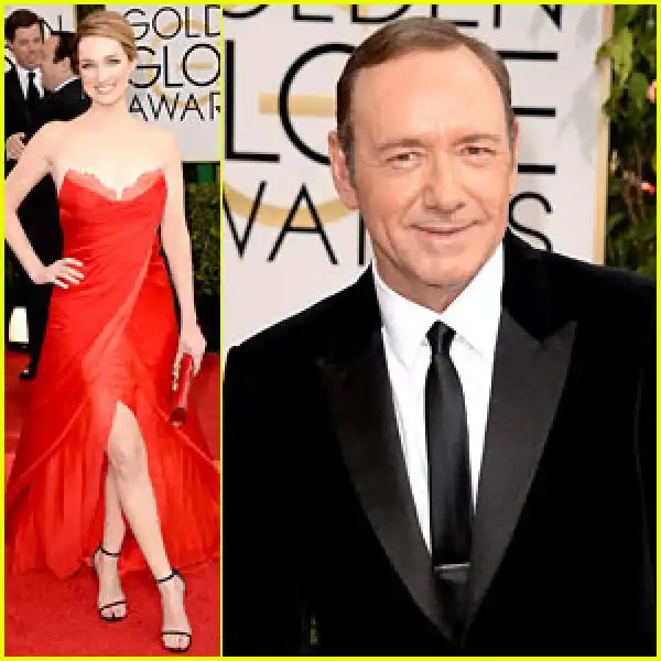 kevin spacey kristen connolly golden globes 