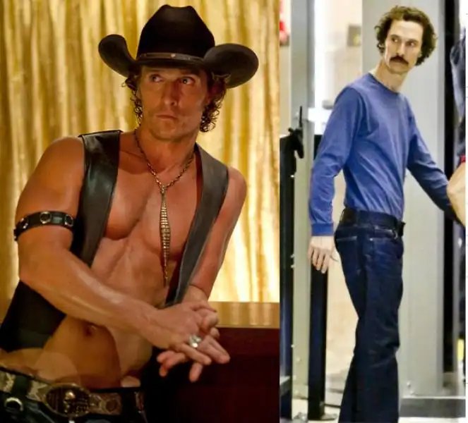 matthew mcconaughey prima e dopo la perdita di peso 