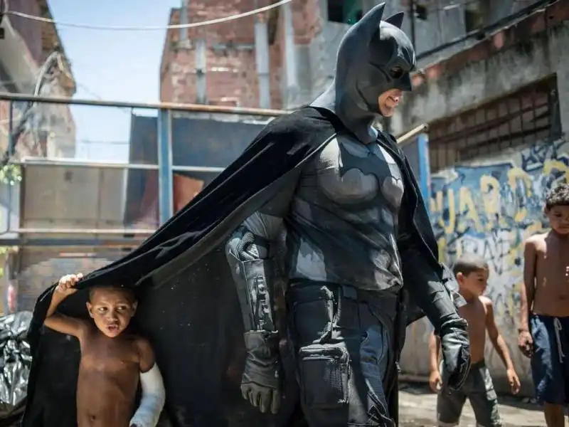 Nella favela di Metro a Rio De Janeiro 