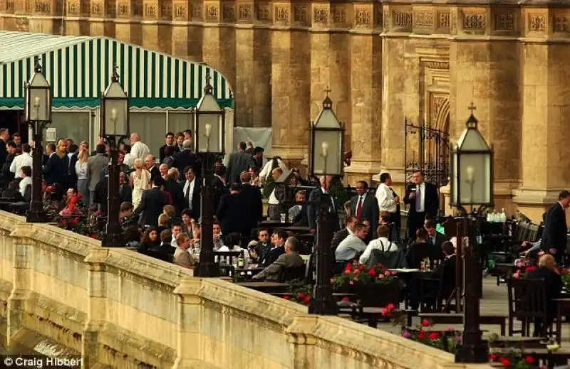 Ricevimento in terrazza palazzo di Westminster - Houses of Parliament