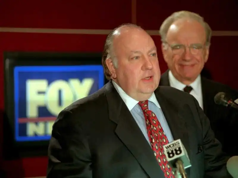 Roger Ailes e Rupert Murdoch 