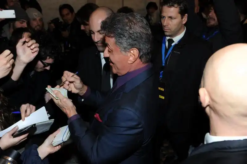 Stallone firma autografi 