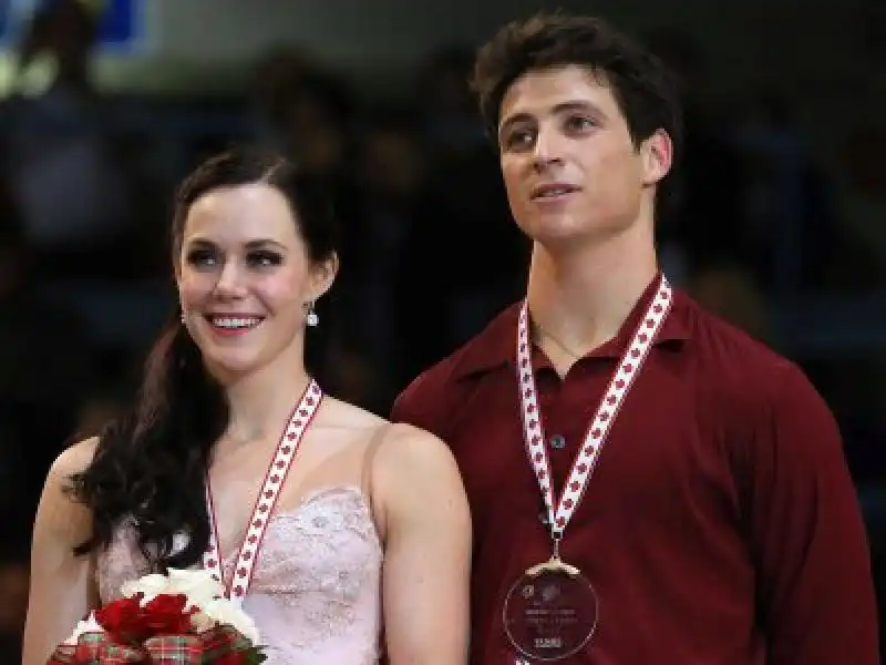 Tessa Virtue e Scott Moir ballerini su ghiaccio 