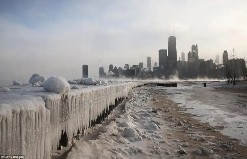 VORTICE POLARE ONDATA DI GELO SUGLI USA 