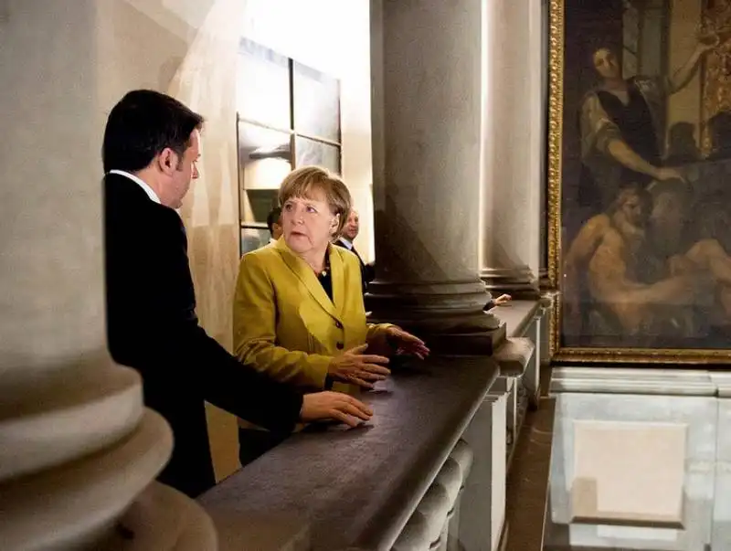 angela merkel a firenze con renzi  5