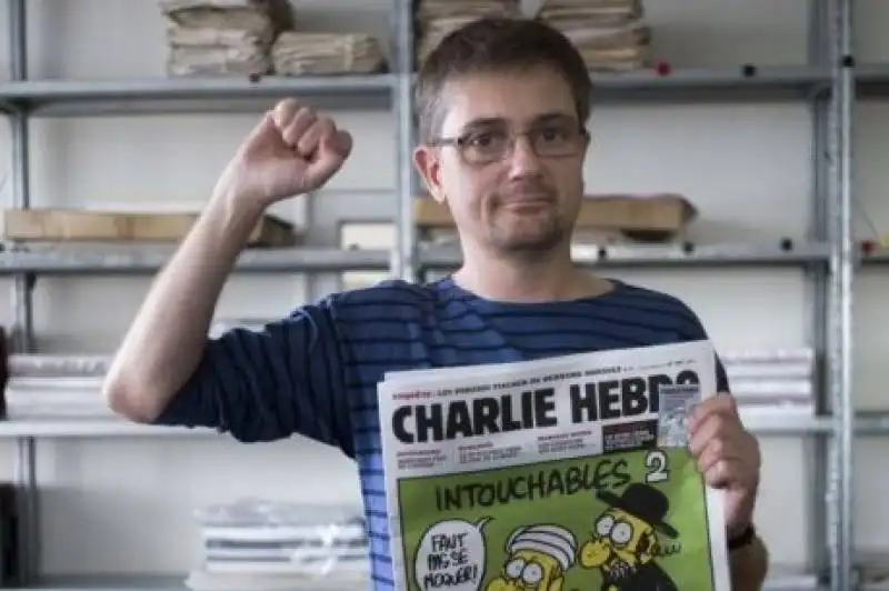 charb  direttore di charlie hebdo