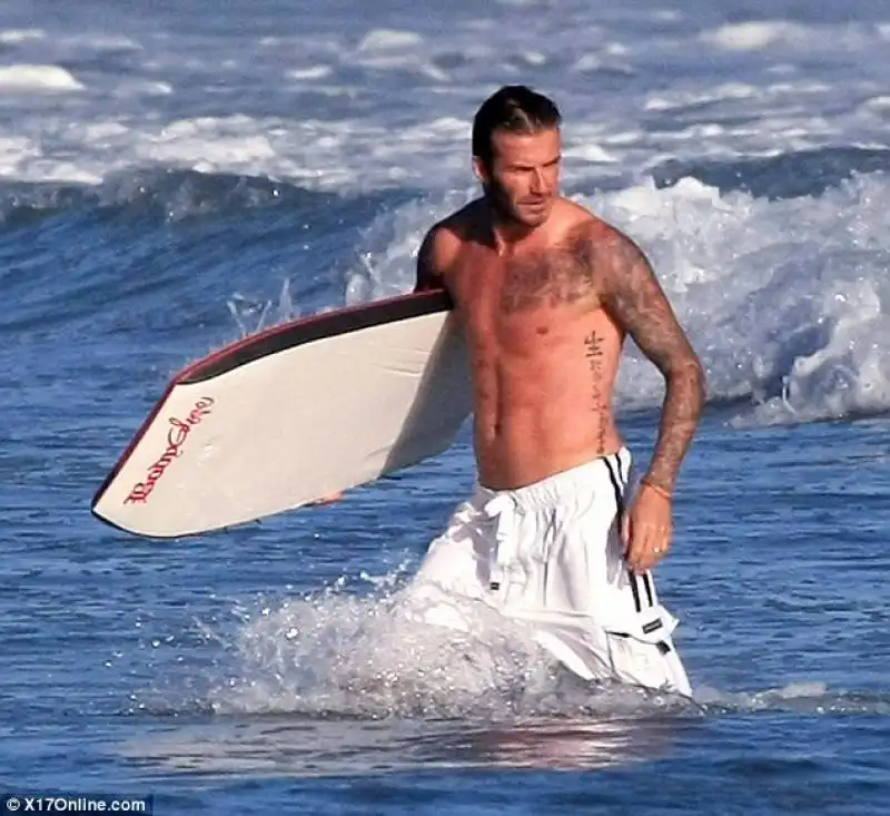 david beckam alle maldive